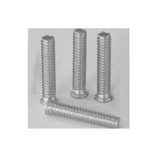 1/4-20 x 1 1/2 SELF CLINCH STUD (12 RIB) FULL THREAD HEAT TREAT ZINC & BAKE